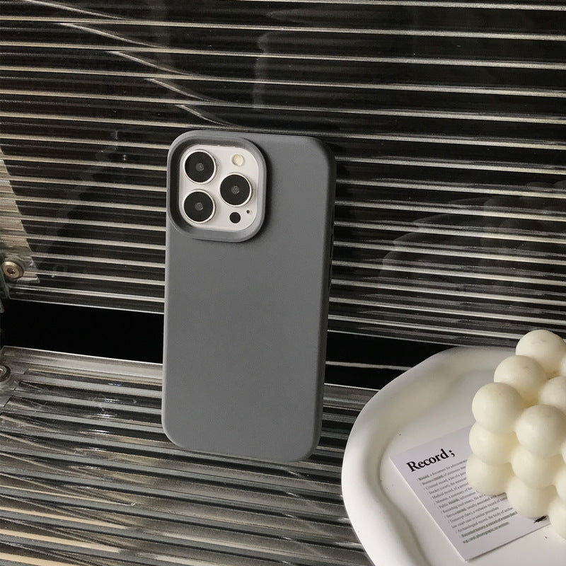 Boîtier de téléphone en silicone liquide de couleur solide