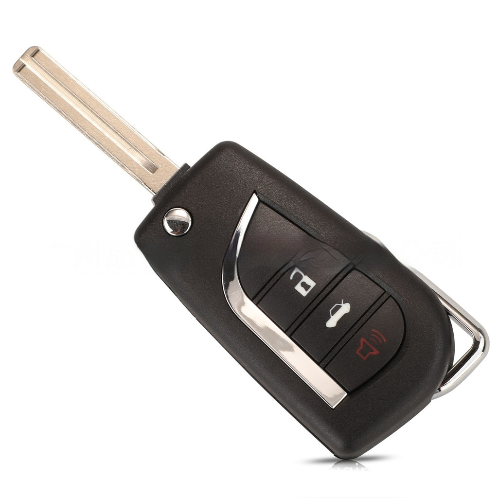 Clé pliante Shell Camry Realing Ruizhi Highlander Télécommande Clé Shell 4 clés