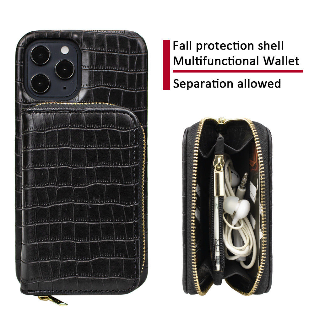 Housse de téléphone de luxe de protection magnétique deux en un