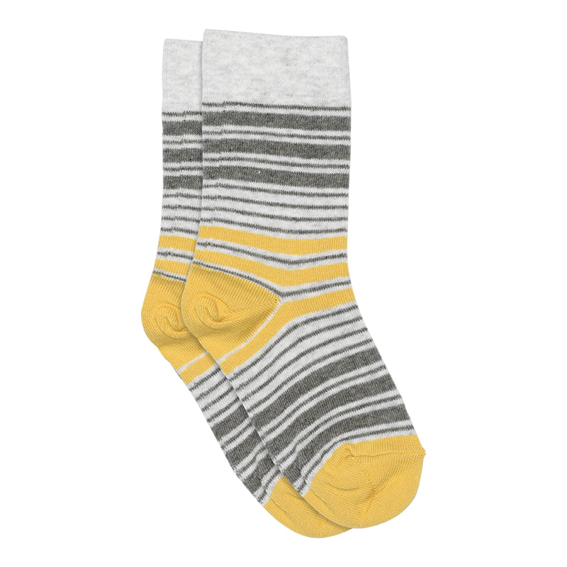 Chaussettes à cheville à mi-cuir rayées pour enfants pour garçons et filles