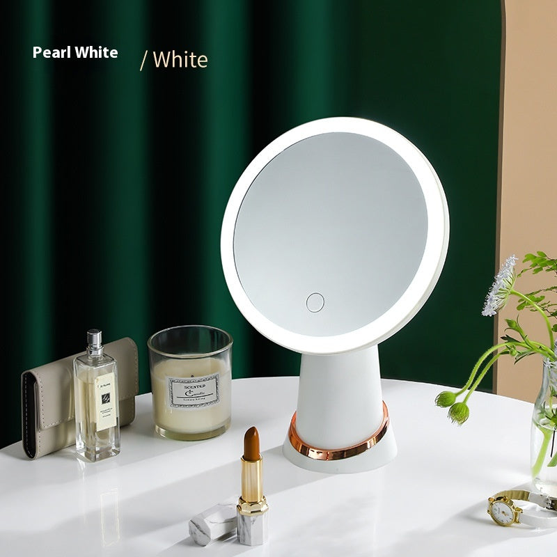 Miroir de maquillage de bureau avec lumière