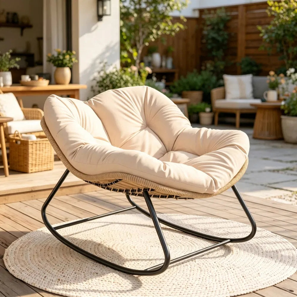 Chaise de jardin / Chaise à bascule
