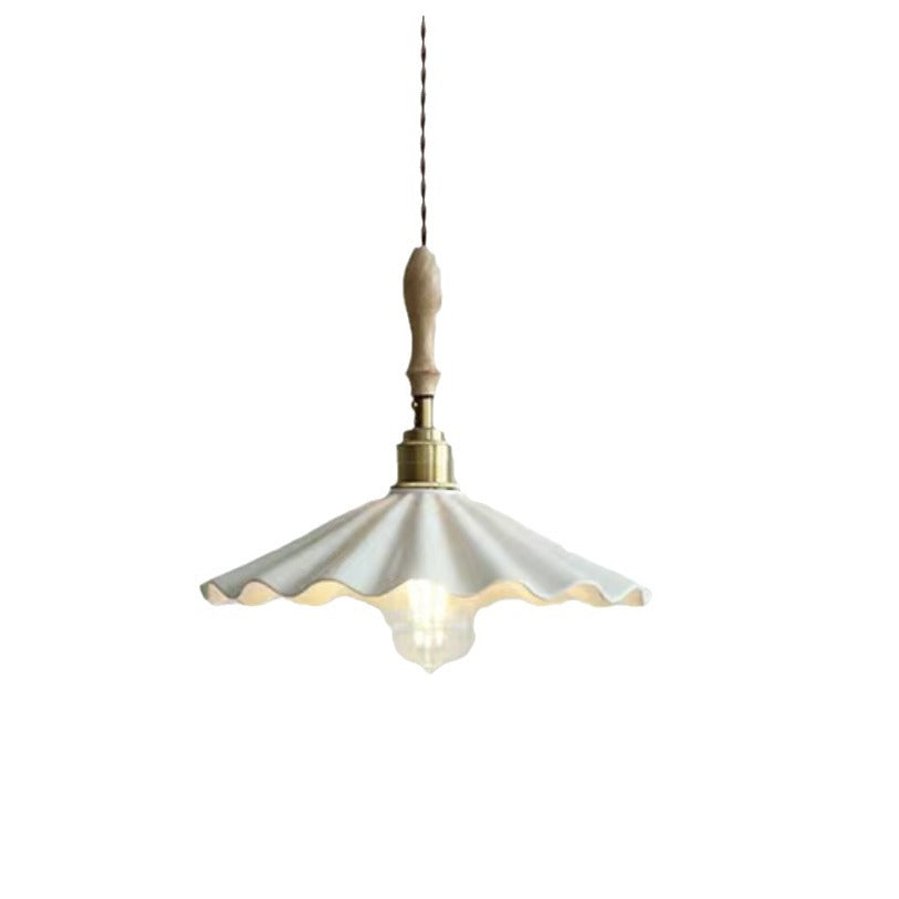 Style japonais plissé Lustre Lotus feuille façonné Designer lumière pour acheter Windows