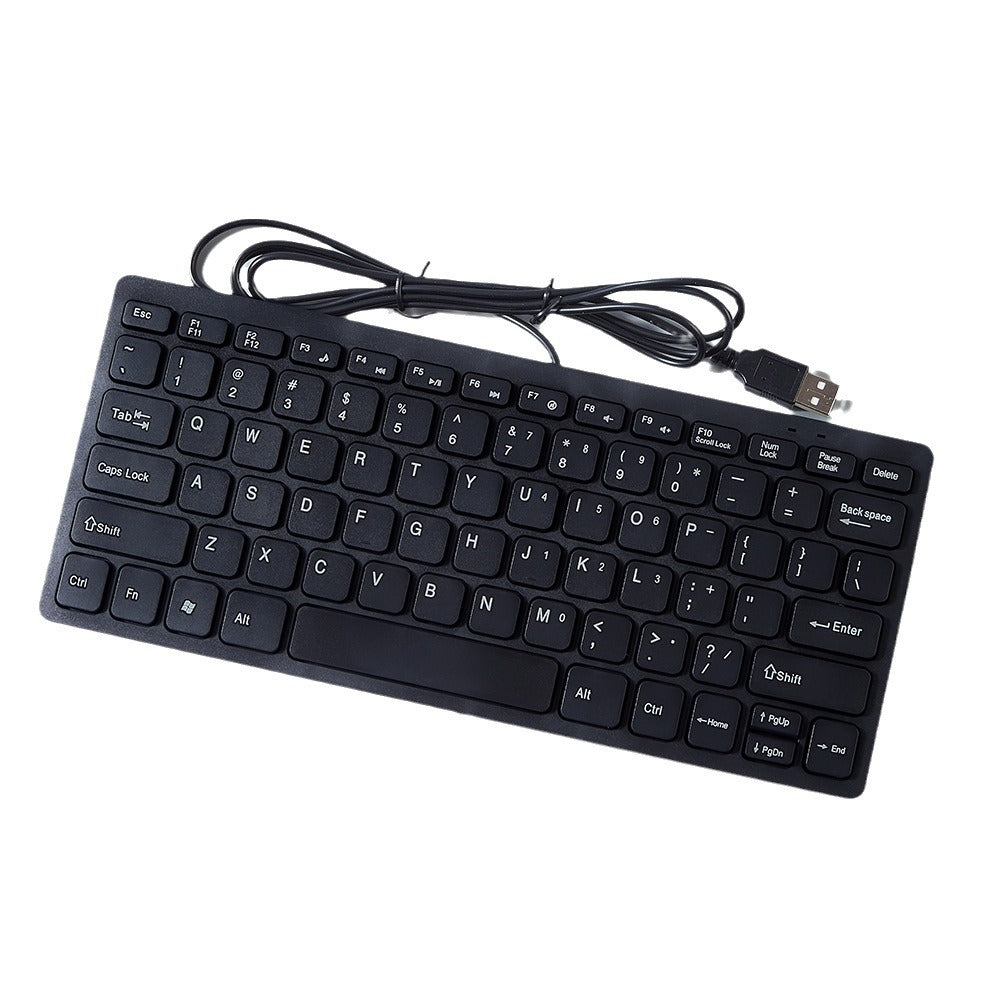 Ordinateur de bureau USB et bloc-notes Ordinateur Clavier filaire Mini Clavier sans bruit