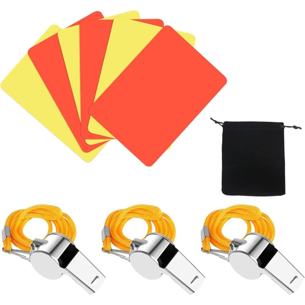 Jeu de cartes d'arbitres de sport: Whistles de football