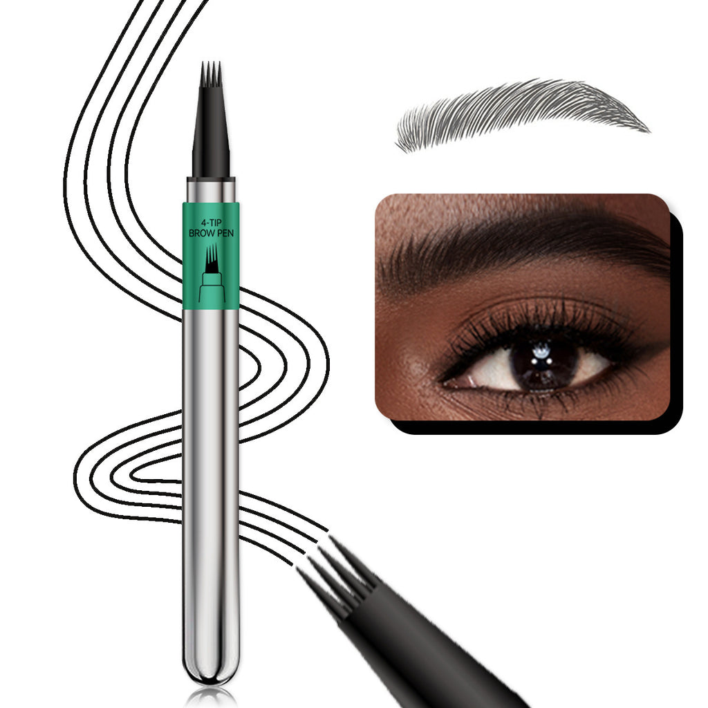 Crayon à sourcils sauvages à quatre griffes résistant aux boues