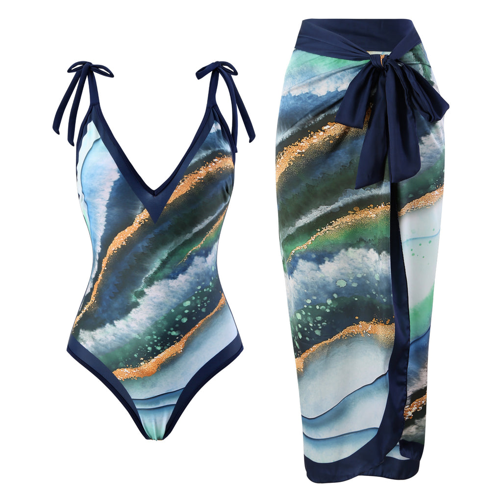 Un-pièce Sexy Fig-flattering Maillot de bain Femmes Ensemble deux-pièces