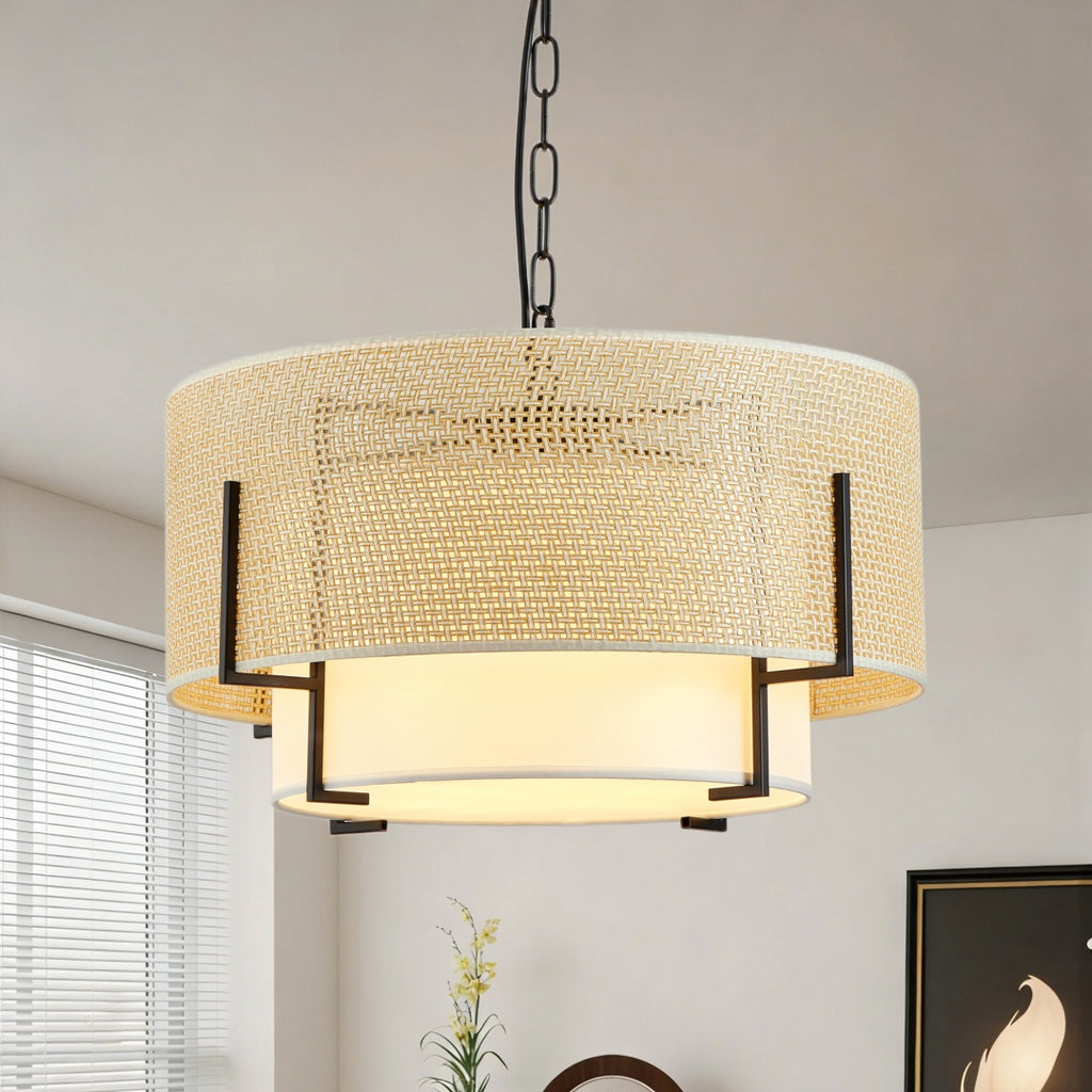19.7in Boho Chandelier Farmhouse