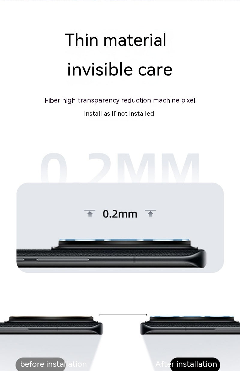 Applicable à Nubia Z50S Pro transparent HD arrière film de protection en verre