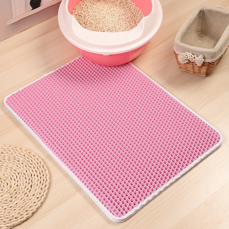 Double Layer EVA Cat Litter Mat Pet Pad