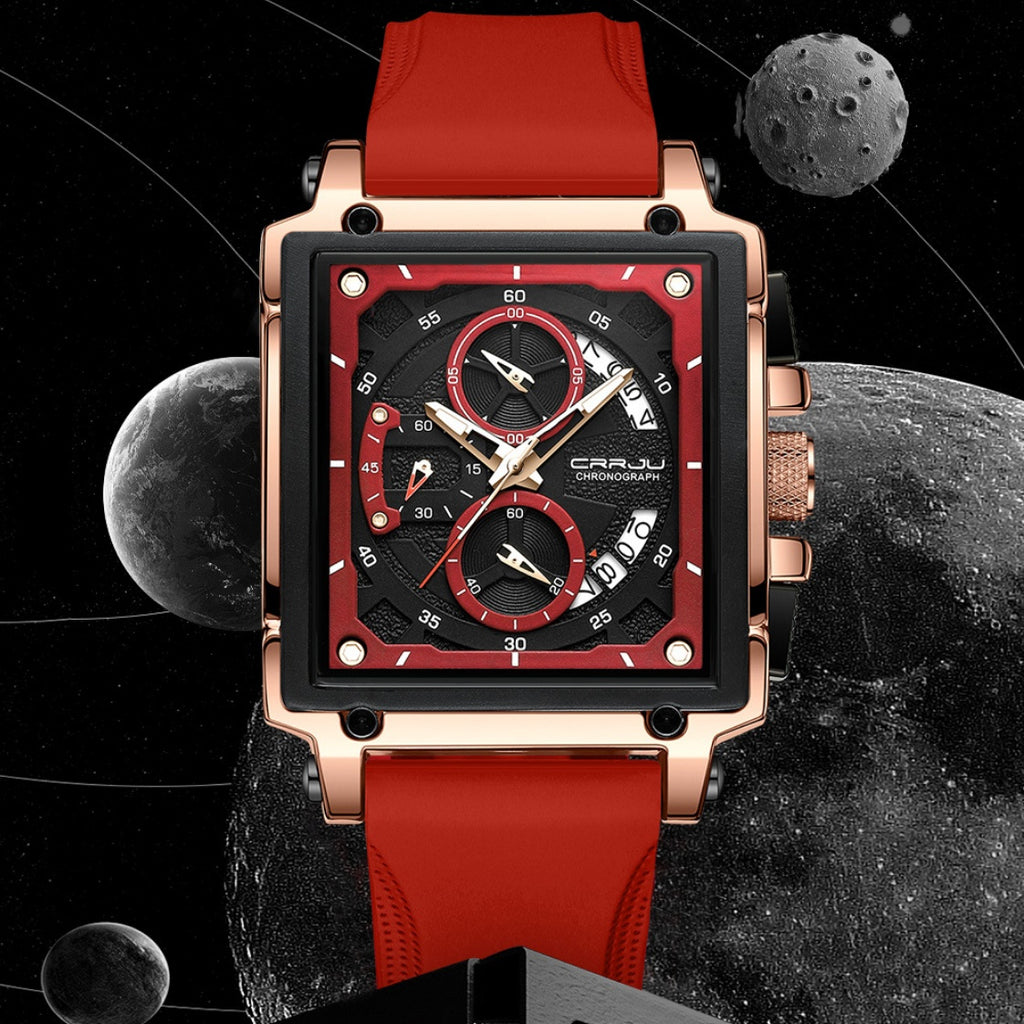 Men's Simple Business Band Calendar Watch