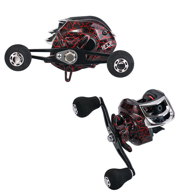 Baitcasting Pêche Bobine Bait Casting roue de pêche avec frein magnétique Carp Carretilha Pe