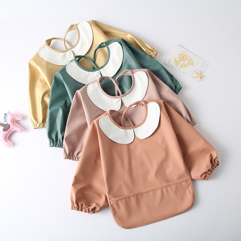 Bébé Bib à manches longues imperméable