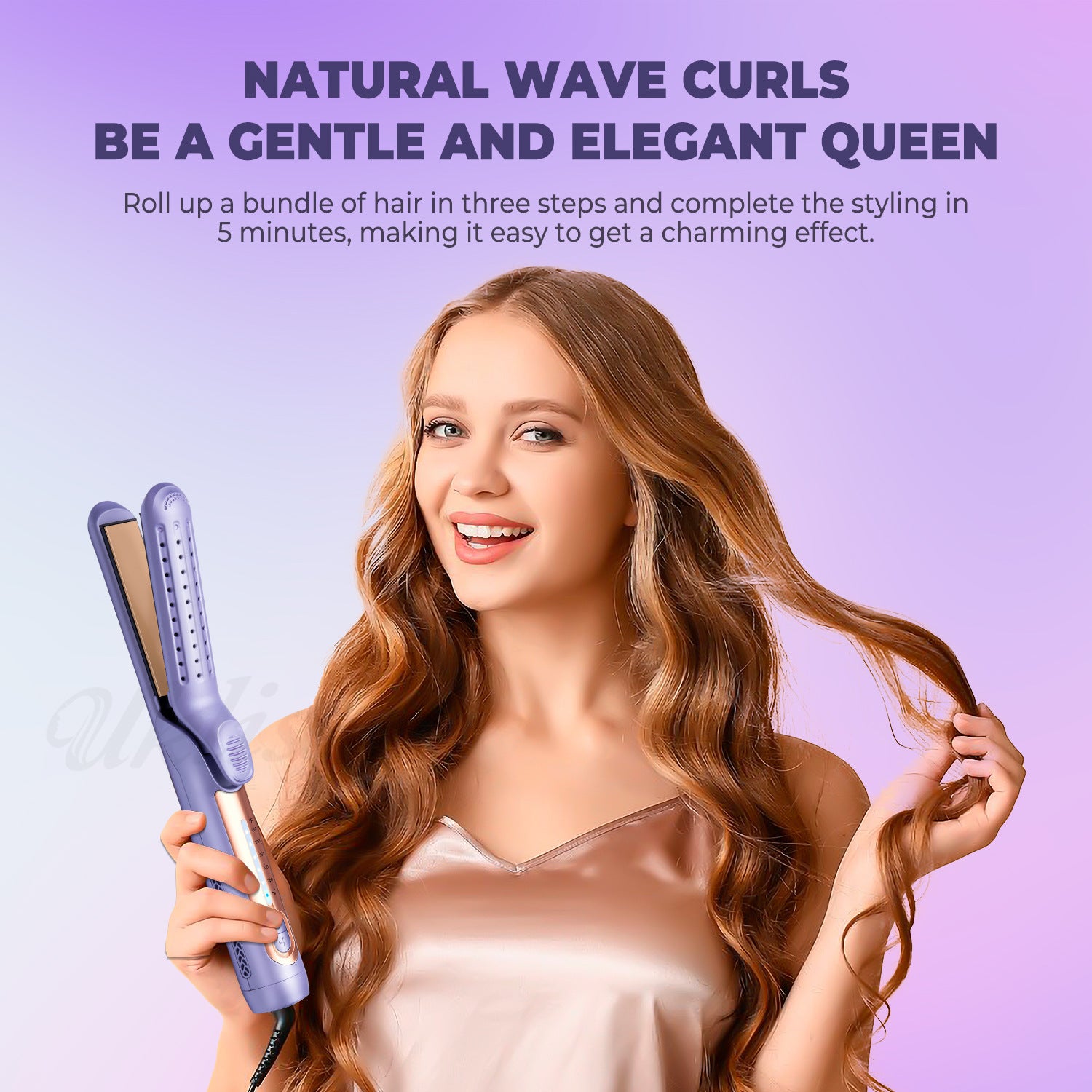 Lève-cheveux à chauffage rapide avec des paramètres frais et d'air