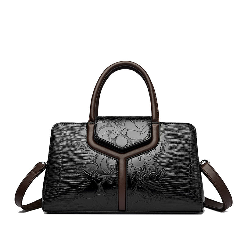 Sac à main pour femmes en cuir crocodile