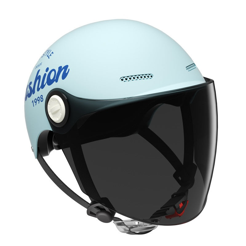 Femmes Quatre Saisons Universal Batterie Voiture Half Casque