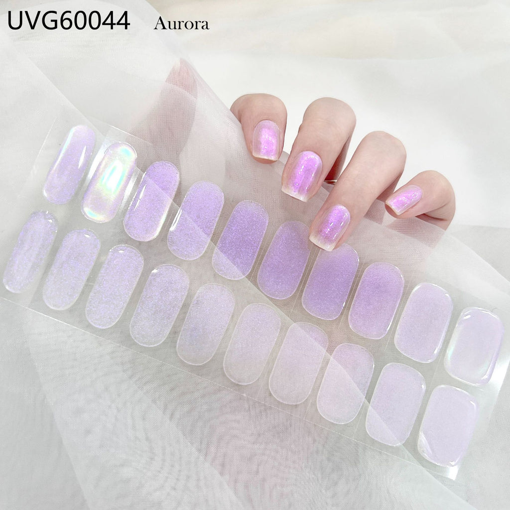 Sticker à ongles de gel UV Semi-cuisiné à ongles UV