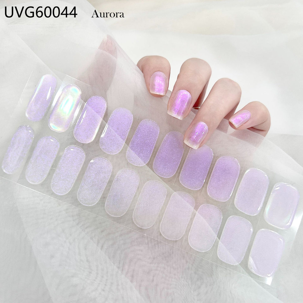 Sticker à ongles de gel UV Semi-cuisiné à ongles UV