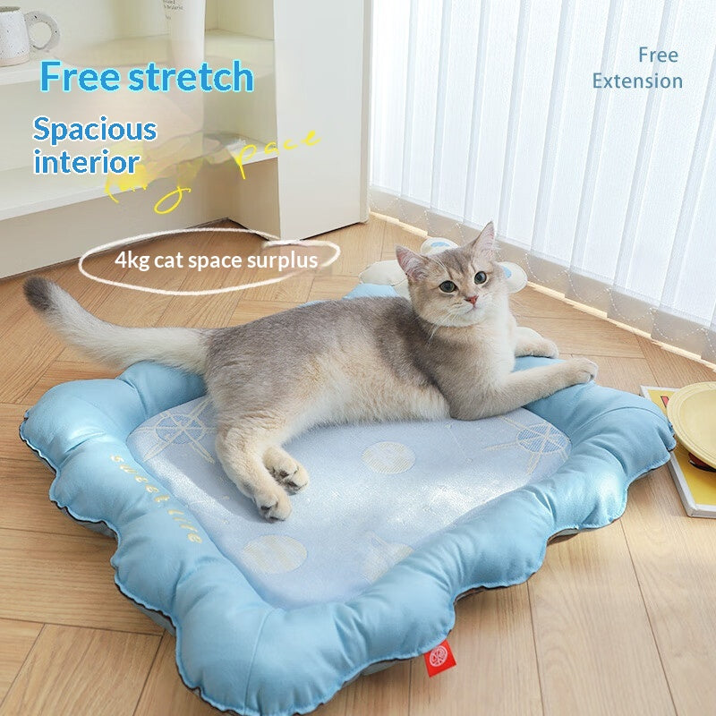 Summer Cooling Dog-Shaped Cooling Mat for Sleeping