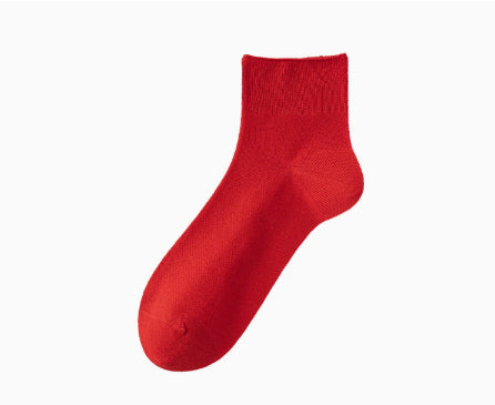 Hommes Court Printemps Été Mesh Respirant Sans couture Coton pur Hommes Chaussettes