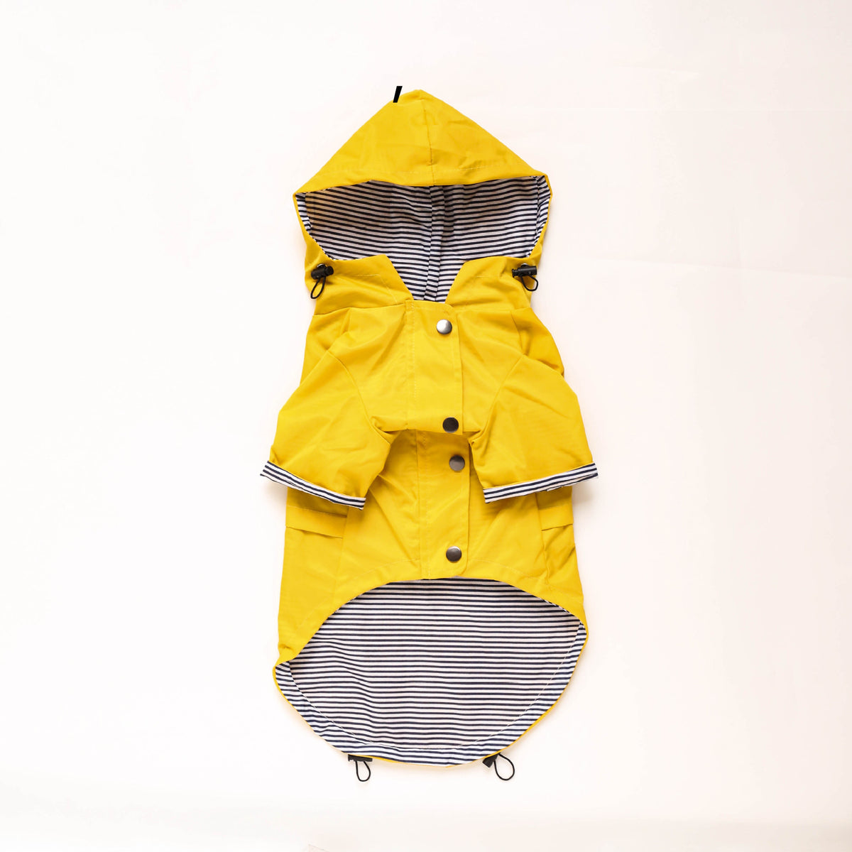 Imperméable au vent British Retro Padded Dog Raincoat