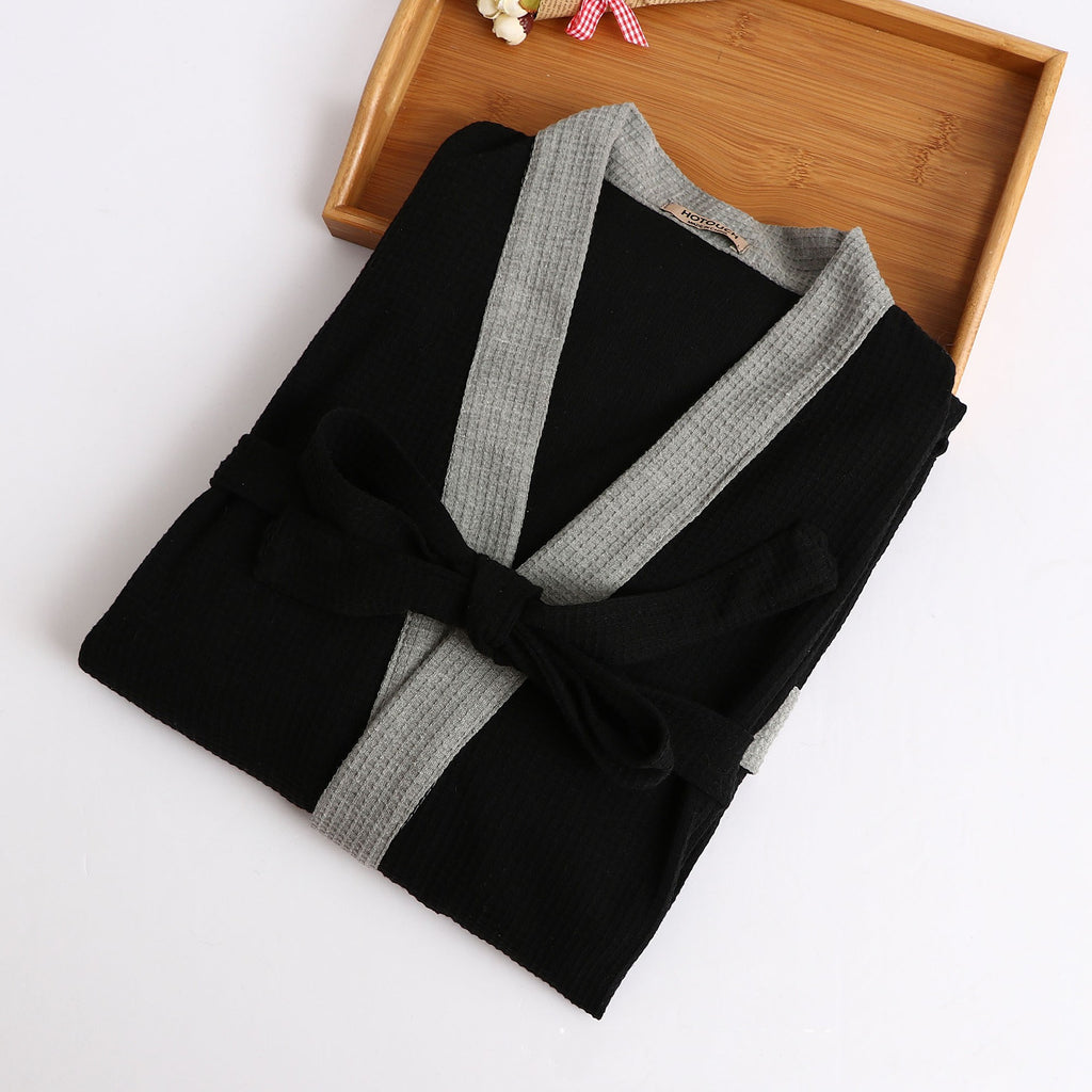 Serviette de toilettage pour hommes en coton robe de gaufre