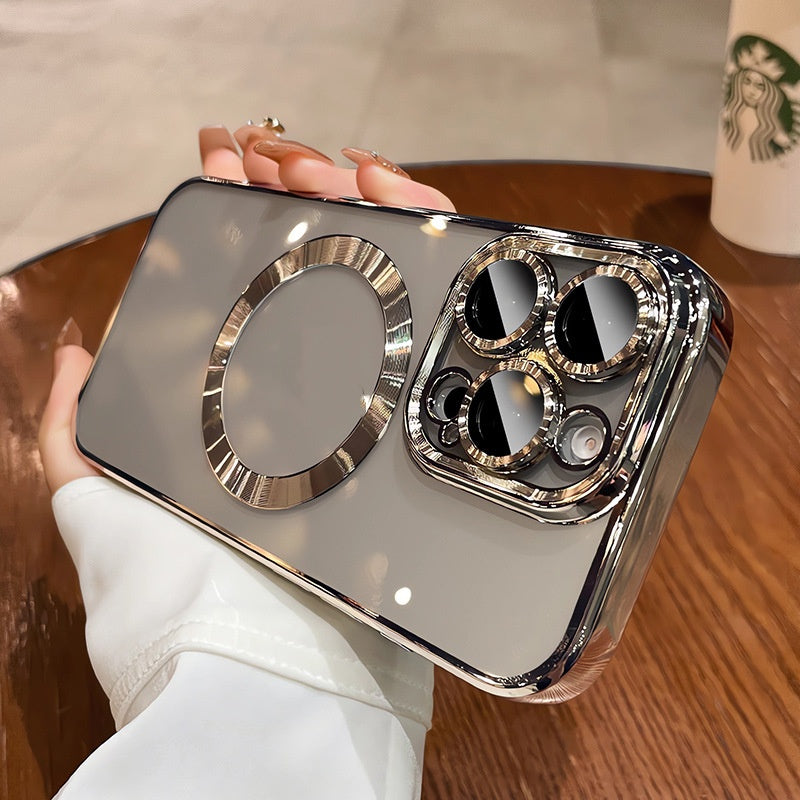 Applicable à l'aspiration magnétique Magsafe pour boîtier de téléphone Tpu