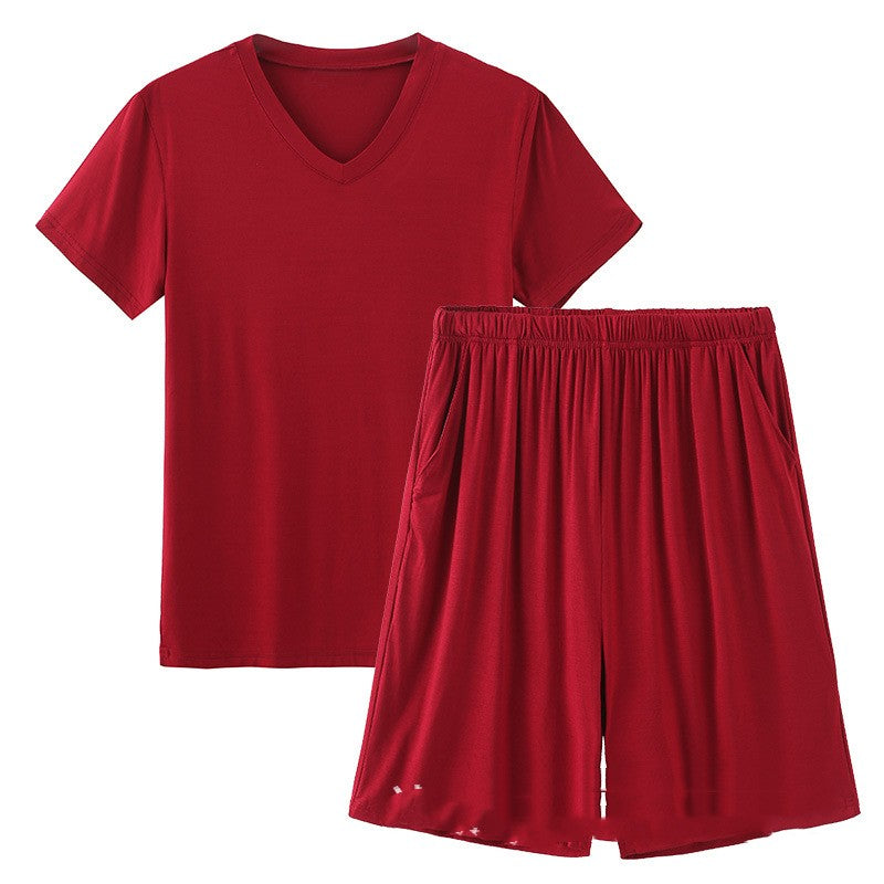 Pyjama modal Short d'été homme Manche courte