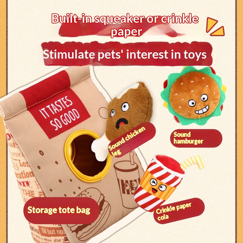 Taotaole Education Jouet de chien en peluche Delicious Digging