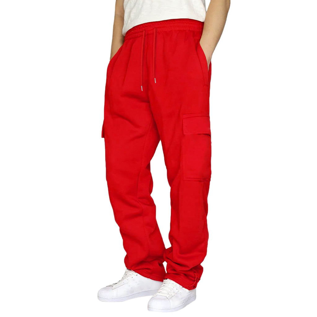 Pantalons enroulés avec de multiples poches et cordons