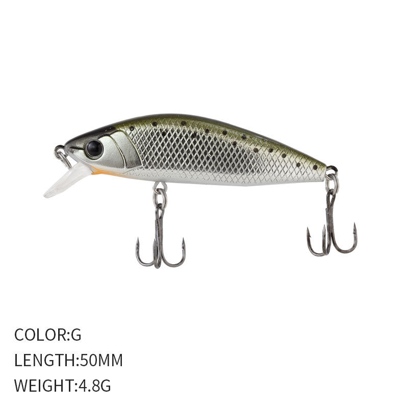 Long jet submergé Minoluya Bait Micro Objet Cheval Bouche Blanc Barre Faux