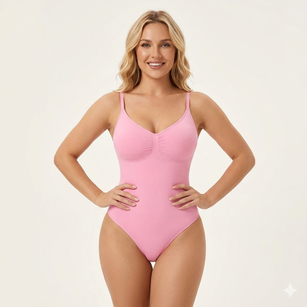 Sans couture Covered Bust Jumpsuit String Bodysuit Fit Comfort Slimming Womenswear 1 Respirant