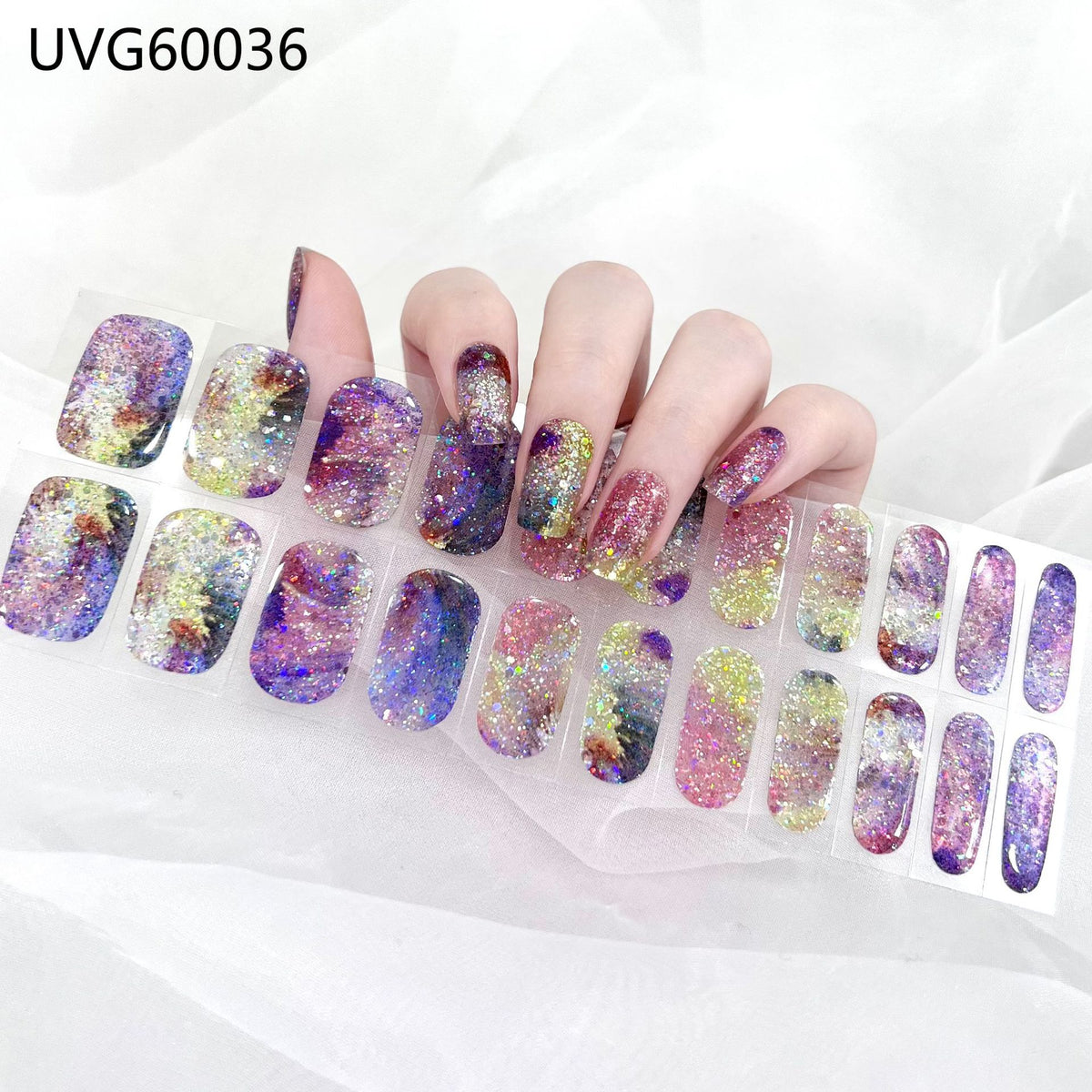 Sticker à ongles de gel UV Semi-cuisiné à ongles UV