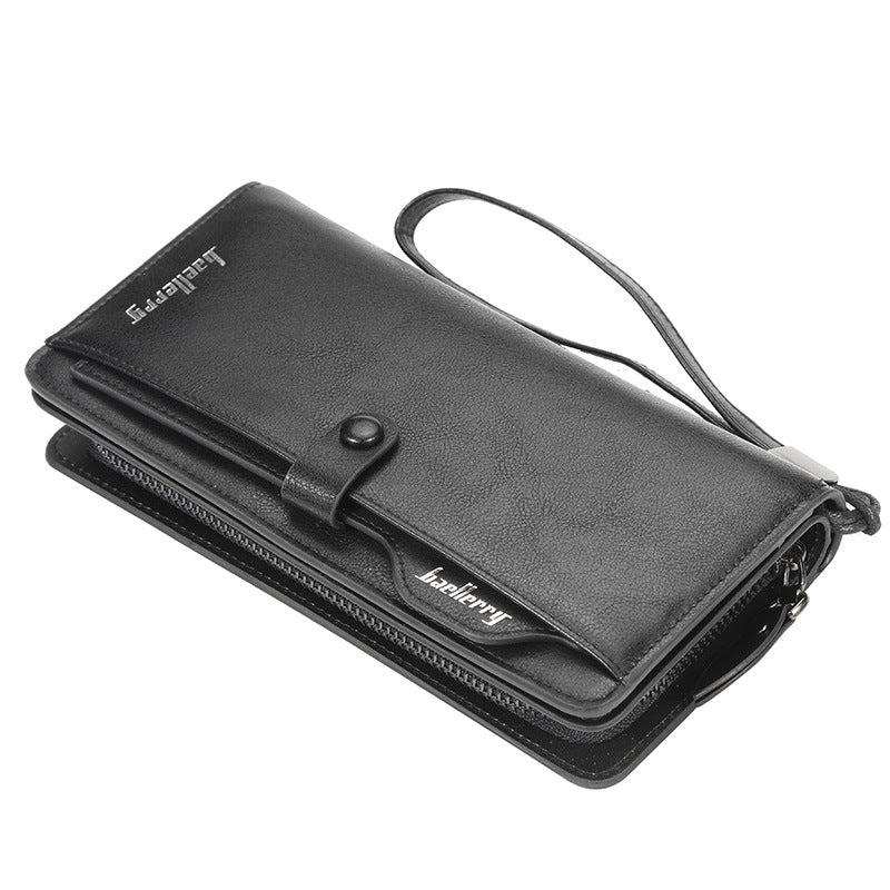 Portefeuille de sac de téléphone multifonction rétro homme