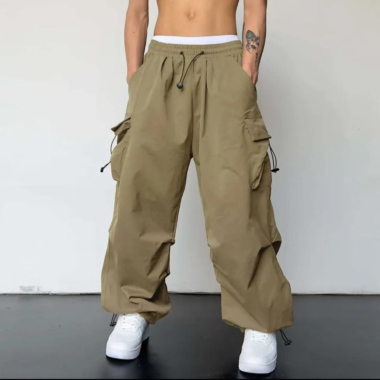 Pantalons de travail vintage de style américain pour hommes et femmes