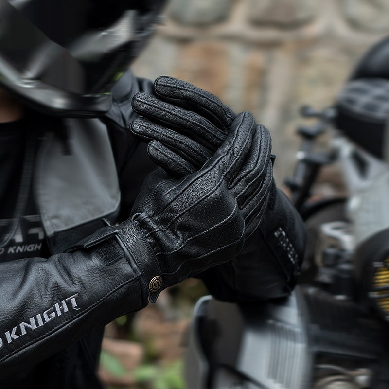 Gants de moto Cuir Chamois pour hommes et femmes