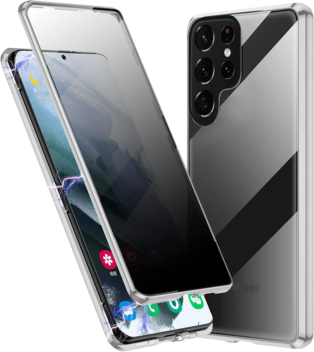 Boîtier de téléphone étanche Ensembles magnétiques en verre double face en métal