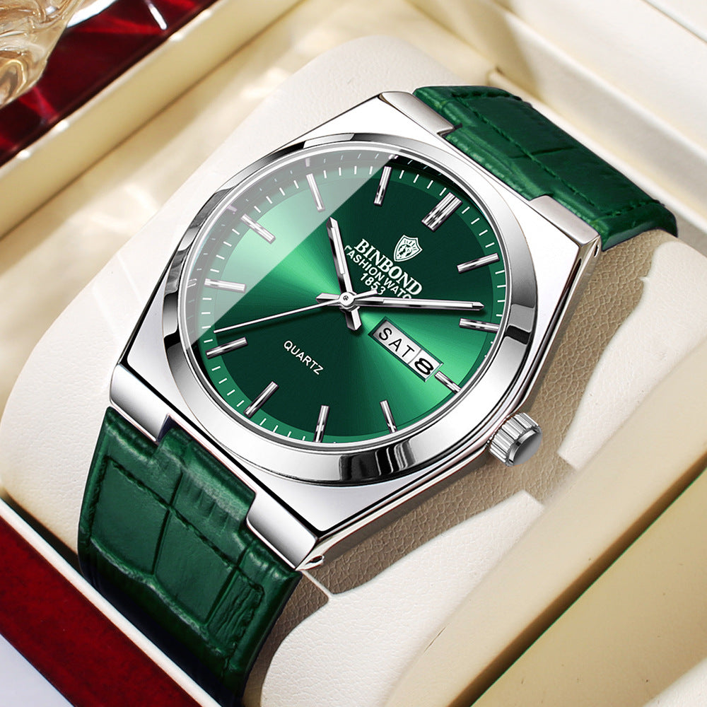 Léger Luxury Casual Business Quartz Watch Hommes
