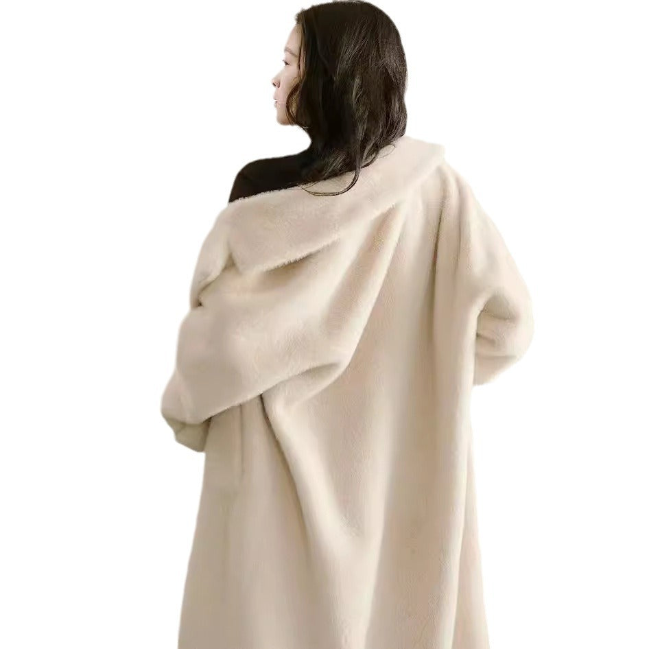 Manteau souple pour femmes au design unique en une seule pièce
