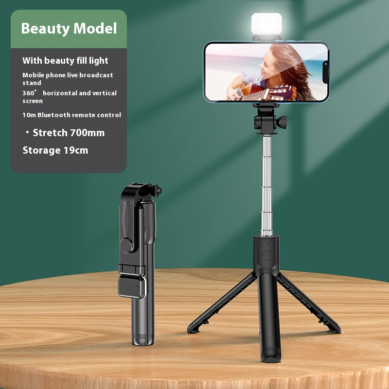 Bluetooth Mobile Phone Selfie Stick Tripod Self-Timer