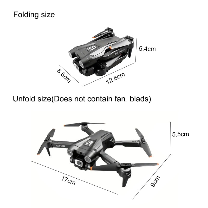 Z908 Dual Camera Dual Electric Drone--noir