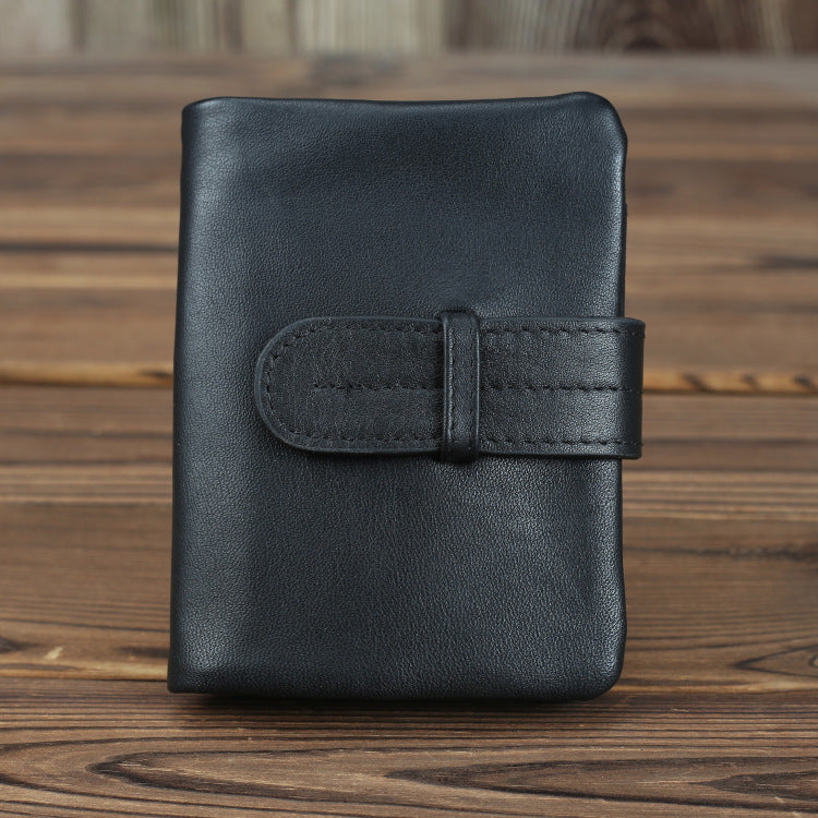 Portefeuille de femmes multi-cartes en cuir véritable