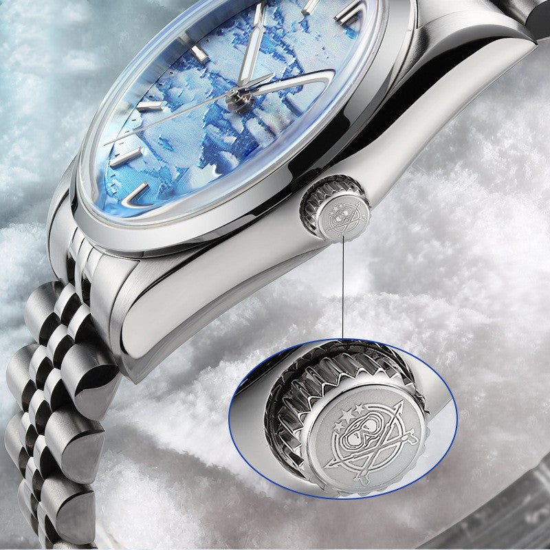 Montre mécanique automatique Lumineux montre homme étanche