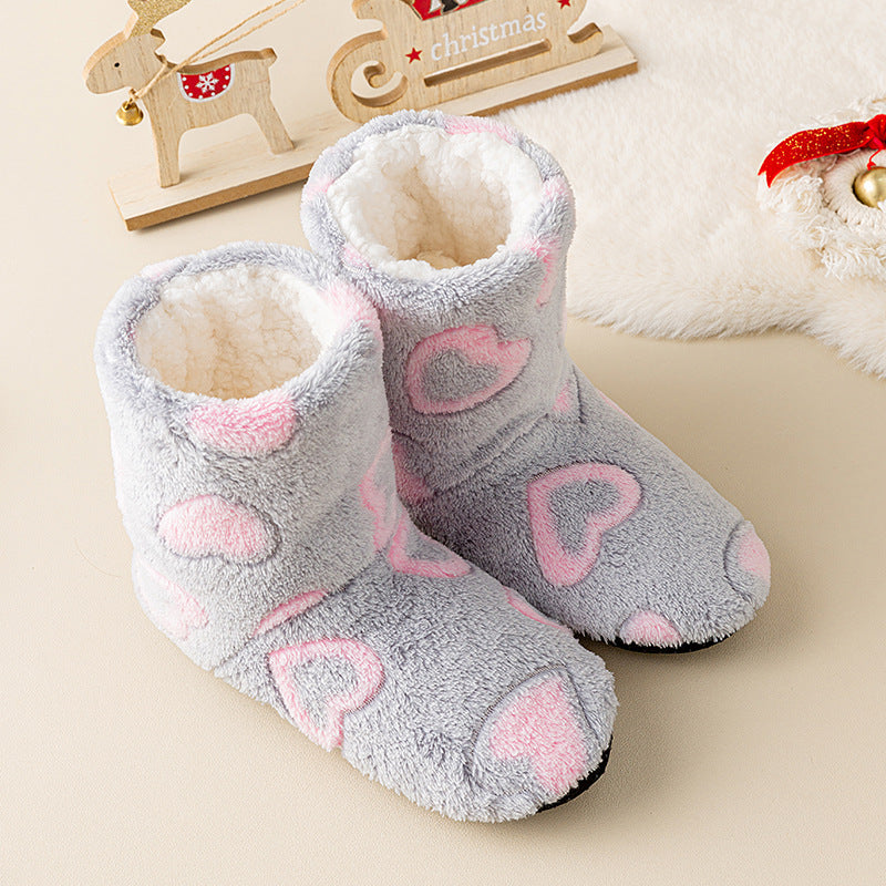 Chaussures de plancher en peluche