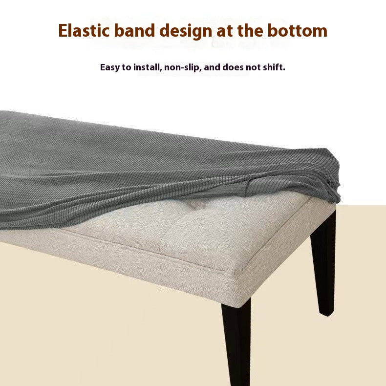 Couverture de la chaise en tissu de maïs étiré