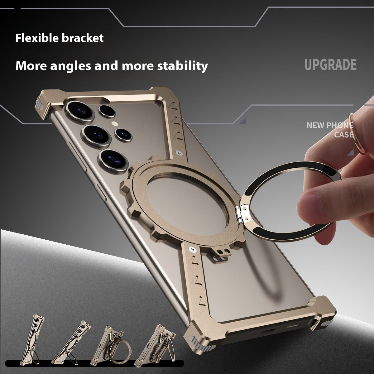 Aspiration magnétique de type Z S25ULTRA Boîtier de téléphone métallique