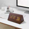 Intelligent Radio Control Clock LED bois électronique température numérique et humidité