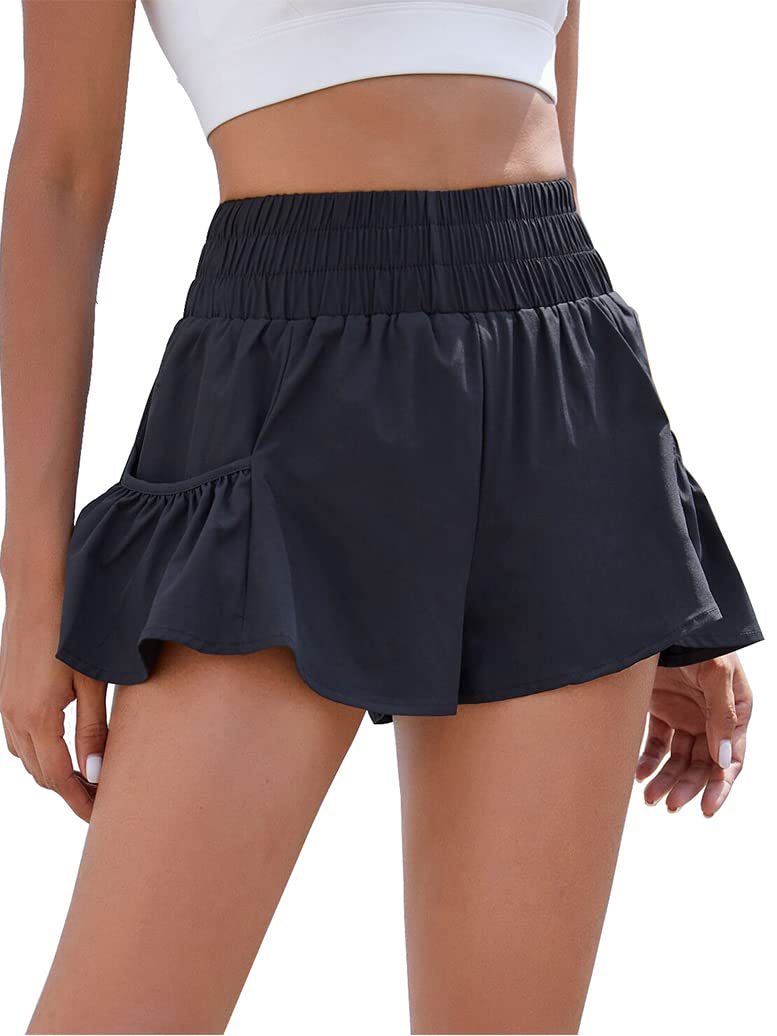 Vente Été Polyester Quick Dry Running Femmes Fitness Haute ceinture Poche Sports Casual Court