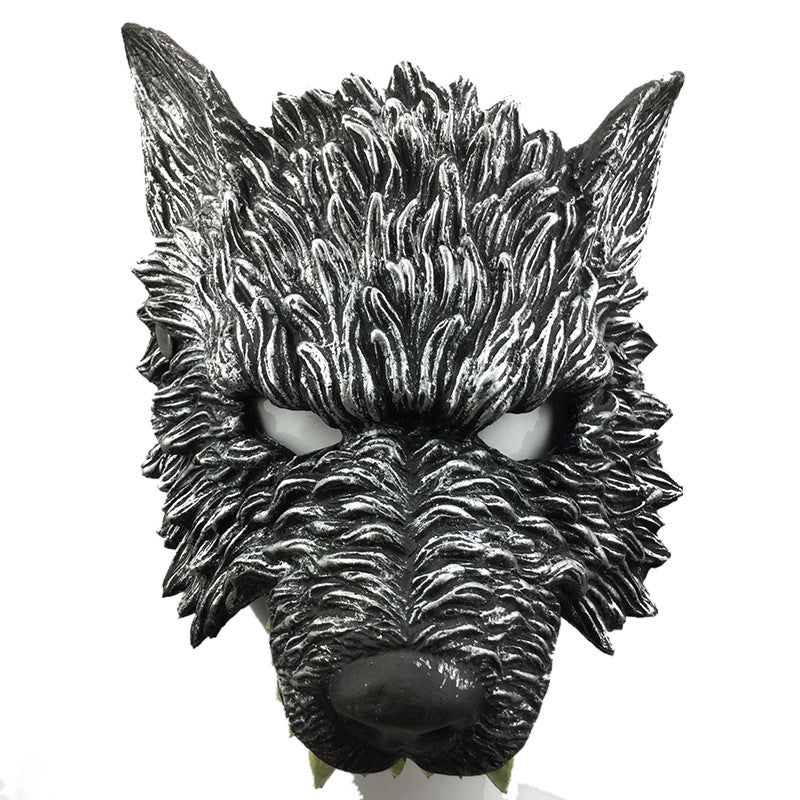 Bar de performance d'Halloween Masquerade PU Mousse Wolf Tête Masque
