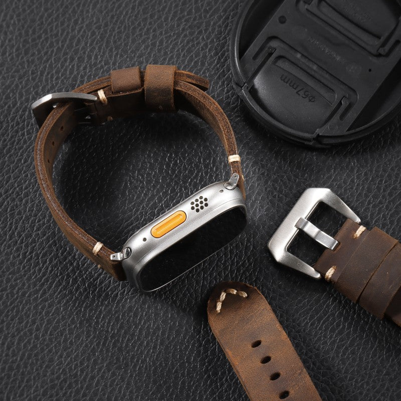 Bracelet de montres en cuir série homme